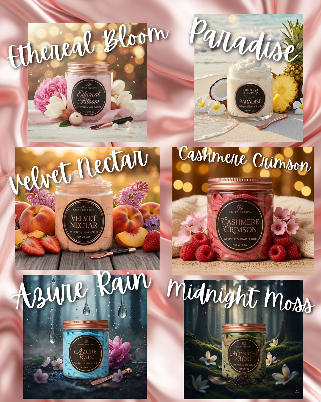 Whipped Sugar Scrub Sample Bundle
